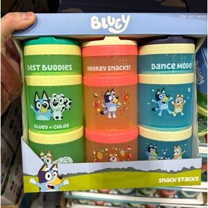 3-pack Whiskware snack containers Bluey BPA and Phthalate-free Dishwashe…